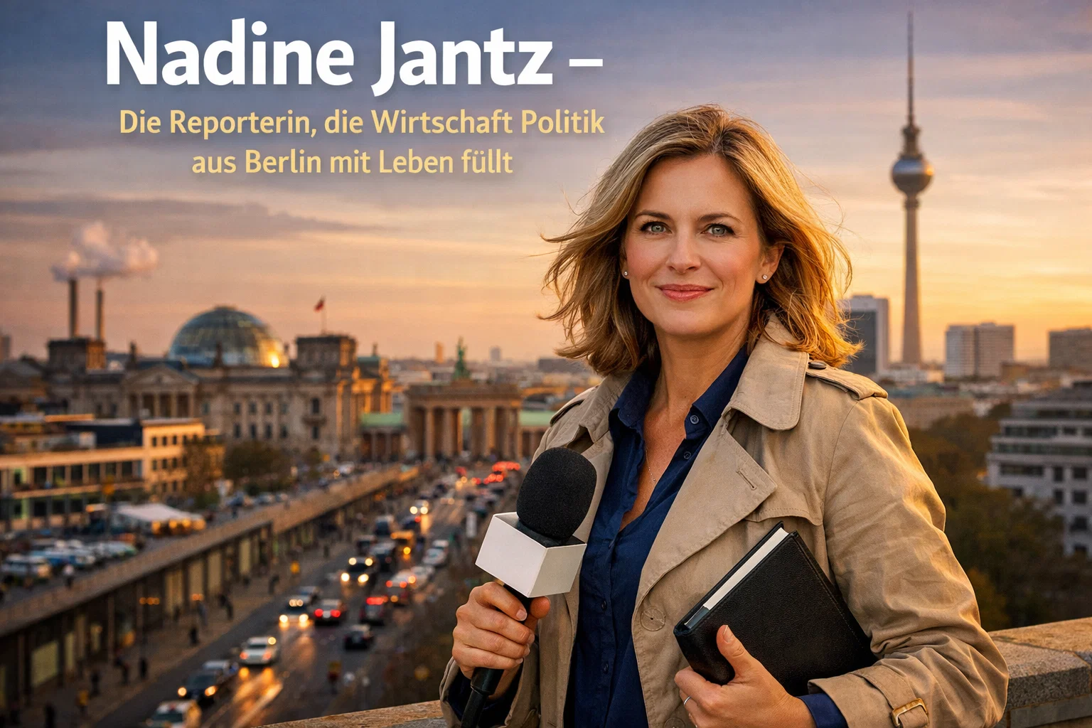 Nadine Jantz – Die Reporterin, die Wirtschaft Politik aus Berlin mit Leben füllt