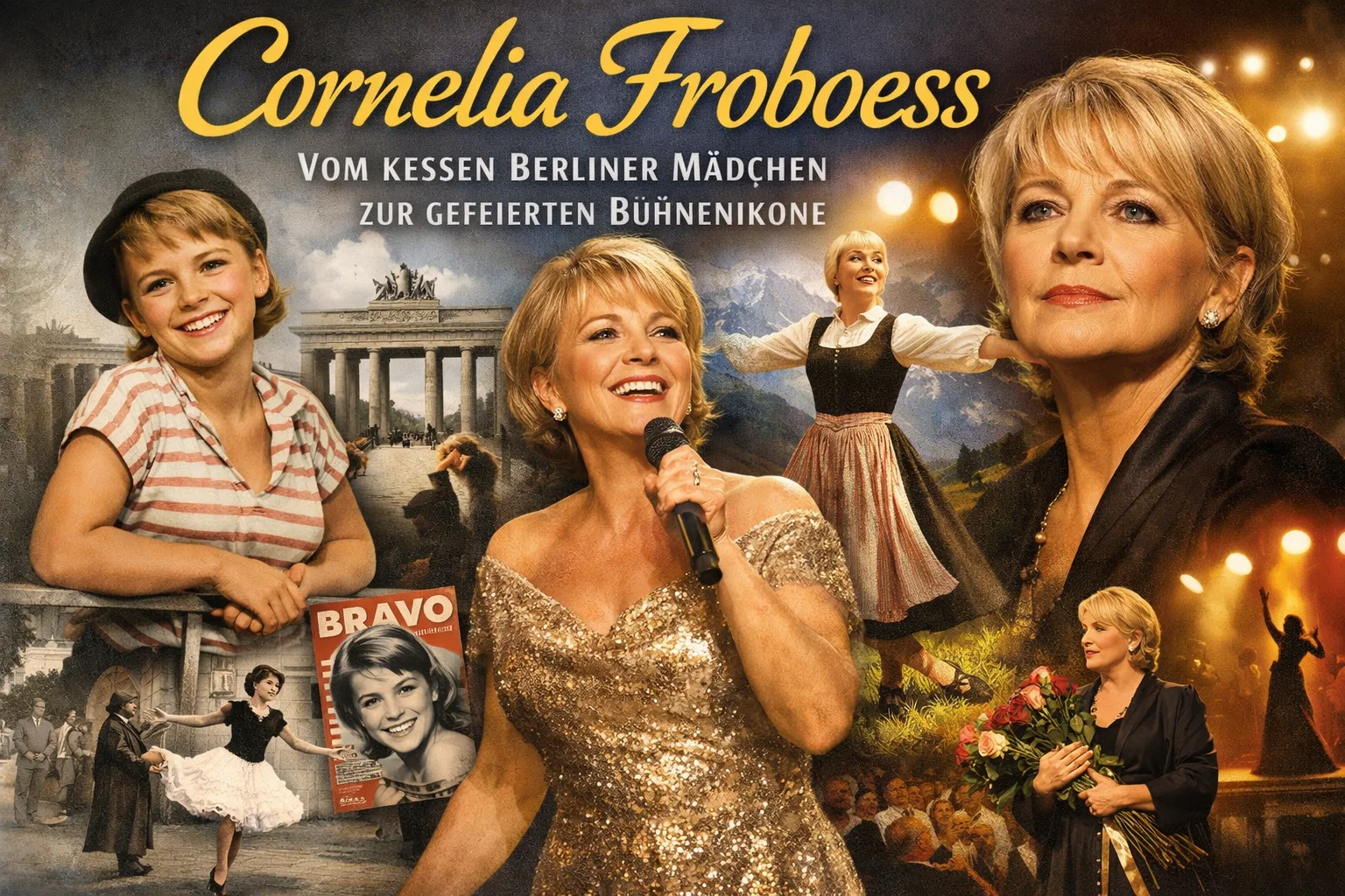 Cornelia Froboess: Vom kessen Berliner Mädchen zur gefeierten Bühnenikone