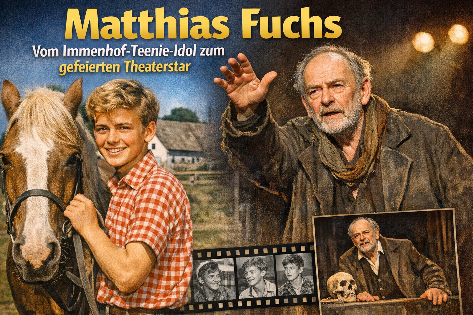 Matthias Fuchs – Vom Immenhof-Teenie-Idol zum gefeierten Theaterstar
